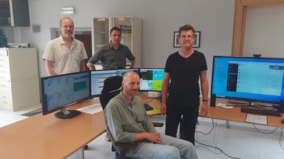 L'équipe des scientifiques de l'IRM qui va utiliser le supercalculateur LUMI